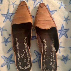 Cole Haan Kitten Heel Slip On Mules